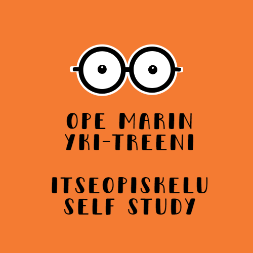YKI-treeni Online, Itseopiskelu Self study. Ykäänkö vai ykiinkö.