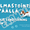 Ilmastointi päällä -automagneetti
