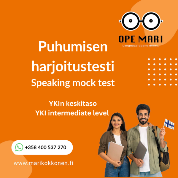 YKI puhumisen harjoitustesti